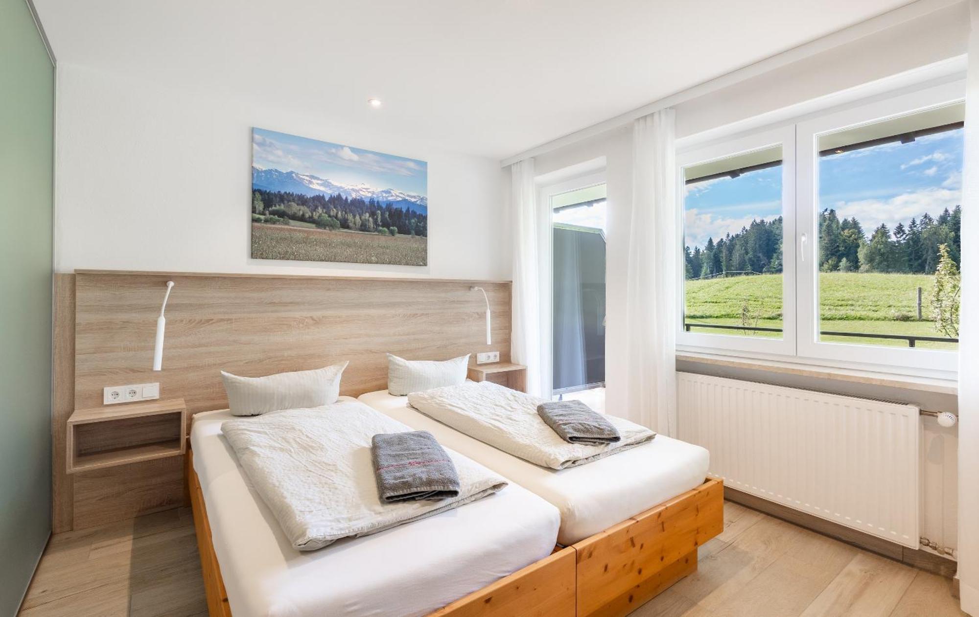 Ferienwohnungen Appartements Bergwald Scheidegg Pokoj fotografie