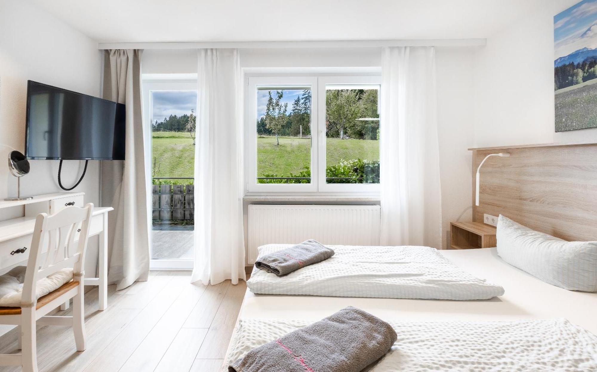 Ferienwohnungen Appartements Bergwald Scheidegg Pokoj fotografie